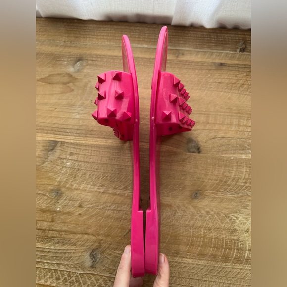 New Dolce Vita Pink Studded Jelly Sandal Size 7 - Picture 7 of 9